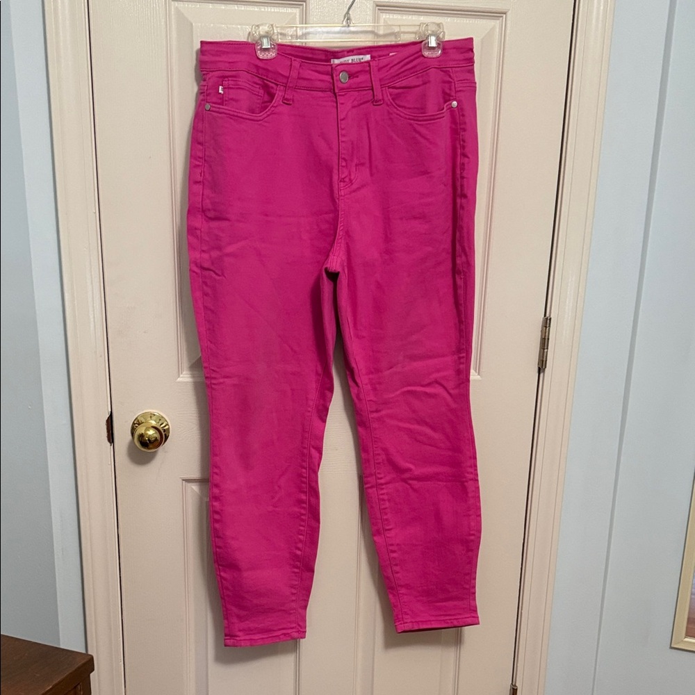 Women's High-Rise Pink Jeans